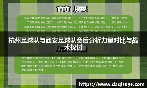 杭州足球队与西安足球队赛后分析力量对比与战术探讨